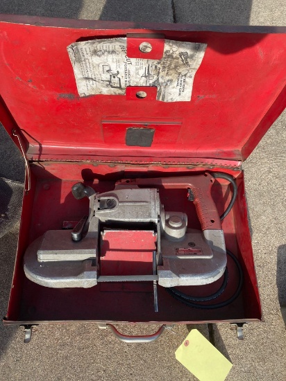 Milwaukee hand held band saw