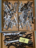 3 boxes of wrenches