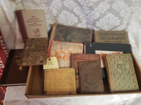 Antique childs books