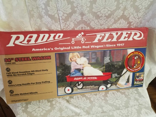 Radio flyer red wagon, 34 inch steel