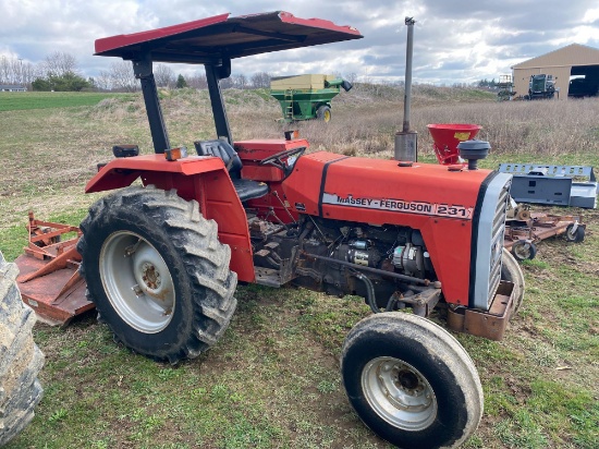 Massey 231 diesel tractor