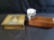 Salmagundi tin, velveeta box and Hopalong Cassidy mug