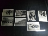 Circus themed black and white photos