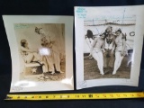 2 autographed circus photographs 1920s & 1930s