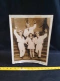 Personlized autographed photo to Ted Deppish from the Wallace troupe high wire act