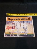Hagenbeck Wallace official program 1924 circus season