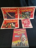 Cecil B DeMilles The Greatest Show On Earth lobby cards, programs