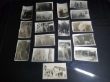 Circus themed black and white photos/post cards