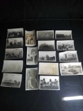 Circus themed black and white photos/postcards