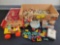 Wooden Toys, Letters, Marbles, Building Blocks