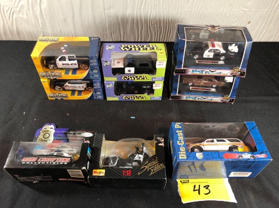 Die-Cast Cars, Bigtime Muscle, Power Wheel, Hot Pursuit, Maisto