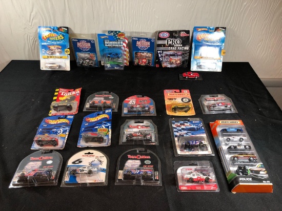 Assorted Die-Cast Cars, Team Caliber