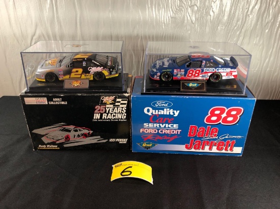 Dale Jarret Die-Cast Car, Rusty Wallace Thunderbird Die-Cast Car