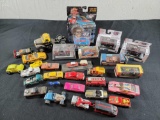 Assorted Die-Cast Cars and Trucks