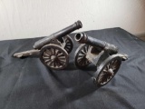 (2) Cast Iron Cannons