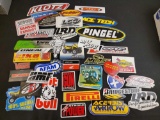 Large Assortment of Racing Stickers
