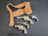 (4) Cap Guns and Holster