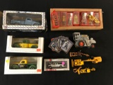 Assorted Die-Casts, John Deere Trucks, Equipment