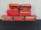 (7) Double Decker Bus Die-Casts