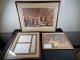 Colonials and Natives Framed Prints