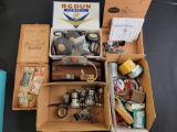 Assorted Model Airplane Parts and Engines