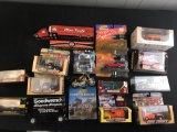 Assorted Die-Cast Cars, Snap-On Piggy Bank