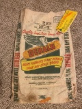 Early Dekalb 1/2 bushel sack with original tags