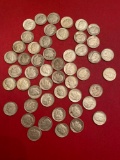 (50) Roosevelt silver dimes