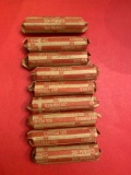 9 rolls of wheat pennies