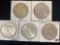 (5) Peace dollars (1922, 1923). Bid times five.