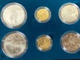 1992 Columbus Quincentenary 6-coin proof & uncirculated set.