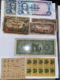 Binder w/ (89) Foreign bills.