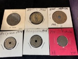 (88) Foreign coins, 1900's dates.