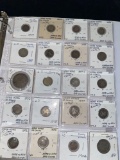 Binder w/ (123) Foreign coins. 1800's & 1900's dates.