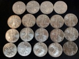 (19) American Silver Eagle dollars, uncirculated. Bid times nineteen.