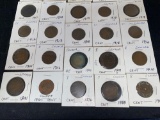 (30) Canadian cents, 1841 thru 1939 dates.