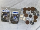 (73) Austrian & (93) Japanese coins.