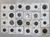 (24) Foreign coins, rare early dates.
