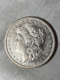 1893-S Morgan dollar, AU.