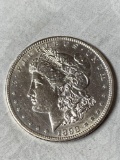 1898-S Morgan dollar, AU.