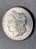 1904 Morgan dollar, AU.