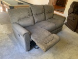 Upholstered reclining couch