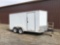 2012 Extra Tuff 7'x16' enclosed trailer with V-Nose and plywood walls