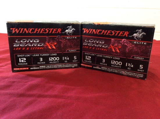2 boxes of Winchester Long Beard XR 3" turkey loads.