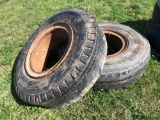 Pair 11.00 - 20 tires