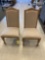 (2) Coaster Upholstered Dining Chairs