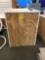 Plywood display stand 37 inches wide, 49 inches tall