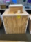 3 plywood display stands assorted sizes