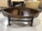 Dark stained boat coffee table