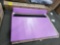 Complete full size purple bed frame